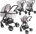 Универсальная коляска Lorelli Alba Classic (3 в 1, серый)