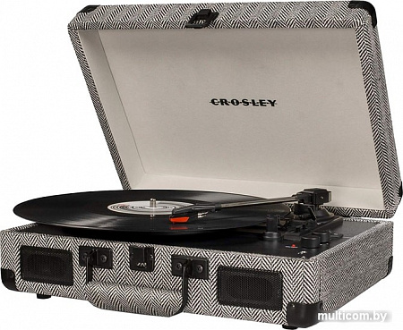 Crosley Cruiser Deluxe (серый с плетеным узором)