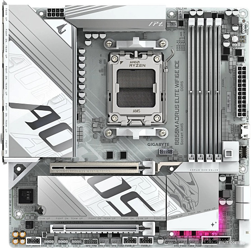 Материнская плата Gigabyte B850M Aorus Elite WiFi6E Ice