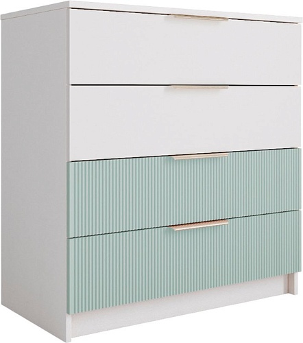 ДСВ Лавис КМД 800.1 (белый/белый софт/зеленый софт)