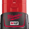 Аккумулятор Milwaukee M12 M12B2 4932430064 (12В/2 Ач)