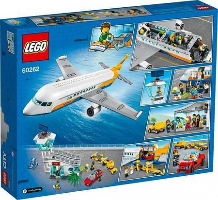 Конструктор LEGO City 60262 Пассажирский самолёт