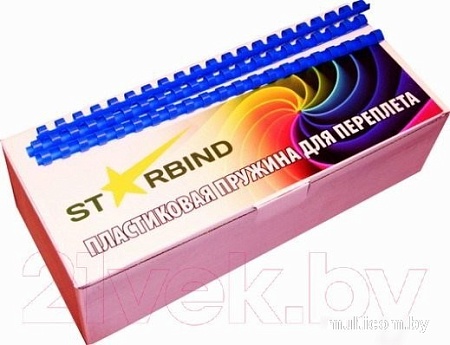 Расходные материалы для ламинаторов и брошюровщиков Starbind 22мм BP22Bu (50шт, синий)