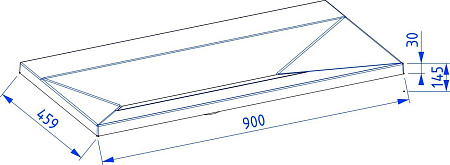 Умывальник Lauter Nelli 90 (бело-серый кварц)