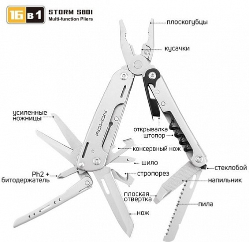 Мультитул Roxon S801S