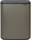 Brabantia Bo Touch Bin 2x30 л (платиновый)