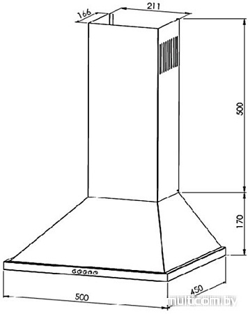 Кухонная вытяжка Zigmund & Shtain K 127.51 W