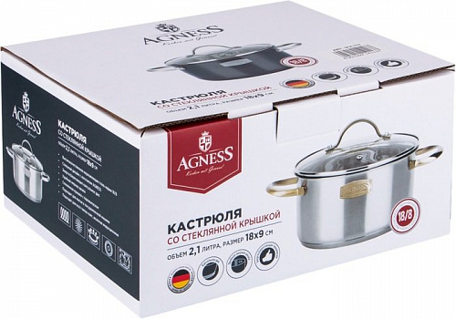 Кастрюля Agness Craft 914-133