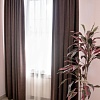 Комплект штор Decoretto Канвас горький шоколад КГШ-K110 3.75x2.5 м (коричневый, 2 шт)