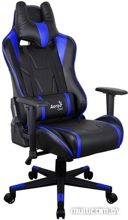 Кресло AeroCool AC220 AIR (черный/синий)