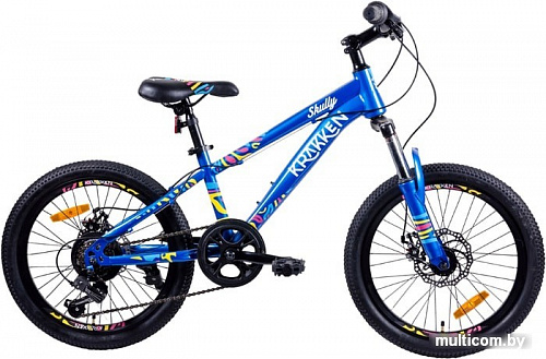 Детский велосипед Krakken Skully 20 2021 (синий)