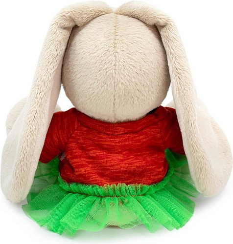 Классическая игрушка BUDI BASA Зайка Ми в теплом платье и со снеговиком Малыш SidX-612