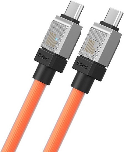 Кабель Baseus CoolPlay Series USB Type-C - USB Type-C (2 м, оранжевый)