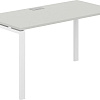 Norden 140х70х75 SG.205.SH.63.WH (белый/серый бархат)