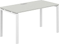 Norden 140х70х75 SG.205.SH.63.WH (белый/серый бархат)