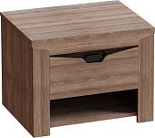 Тумба Мебельград Соренто 1 ящ. (дуб стирлинг/кофе структурный матовый)