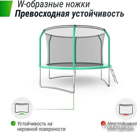 Батут Unix Line Supreme Basic 10 ft (green)