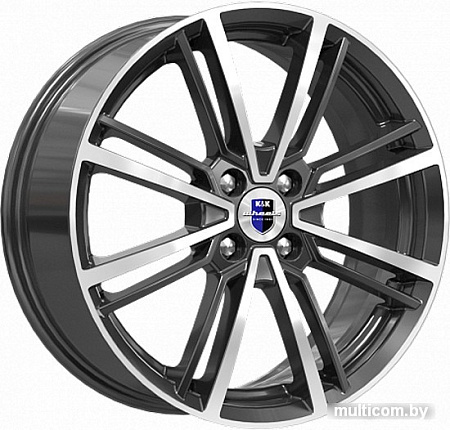 Литые диски K&K Эрфурт 17x7" 5x100мм DIA 67.1мм ET 40мм Алмаз черный
