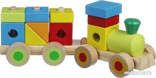 Конструктор/игрушка-конструктор Bondibon Baby You Паровоз ВВ1503