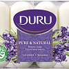 Косметика по уходу за телом Duru Мыло Pure&amp;Natural Лаванда 4x85 г