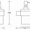 Дозатор для жидкого мыла Gross Aqua Space GA18238A