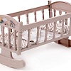 Кроватка для кукол Полесье Кроватка-качалка №4 54446