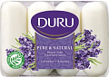 Косметика по уходу за телом Duru Мыло Pure&Natural Лаванда 4x85 г