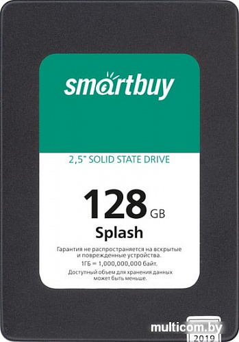 SSD Smart Buy Splash 2019 128GB SBSSD-128GT-MX902-25S3