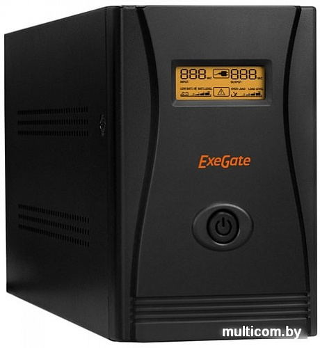 Источник бесперебойного питания ExeGate LLB-2200.LCD.AVR.EURO.RJ.USB EP285531RUS
