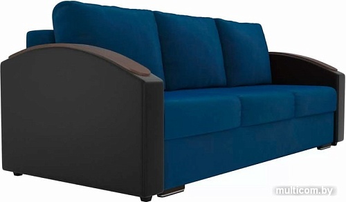 Диван Лига диванов Монако slide 101998 (синий/черный)