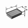 Воздушный фильтр Clean filters MA1354