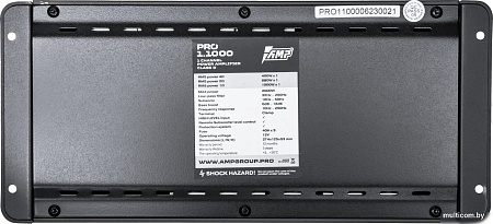 Автомобильный усилитель AMP PRO 1.1000
