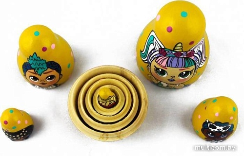 Развивающая игра Брестская Фабрика Сувениров Куклы LOL (набор 5 шт)