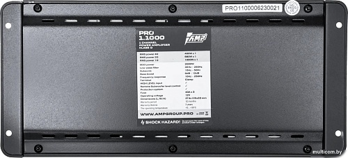 Автомобильный усилитель AMP PRO 1.1000