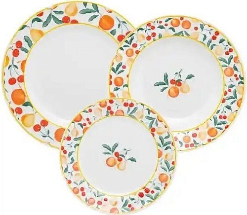 Тарелка глубокая Oxford Flamingo Fruits 90520 SB02-9410