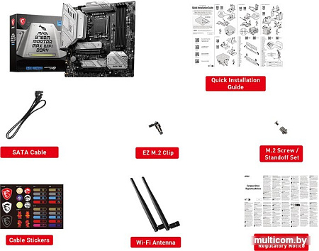 Материнская плата MSI MAG B760M Mortar Max WiFi DDR4