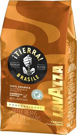 Кофе Lavazza Tierra Brazil Balanced в зернах 1000 г