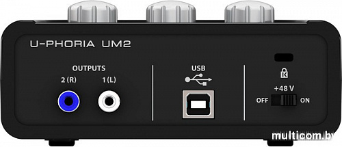 Аудиоинтерфейс BEHRINGER U-Phoria UM2