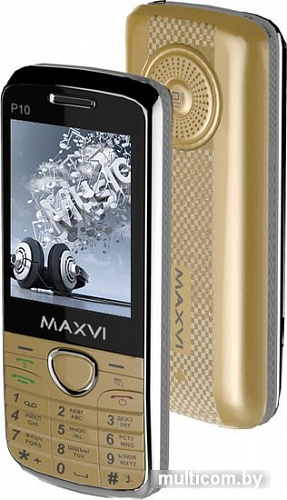 Мобильный телефон Maxvi P10 (золотистый)