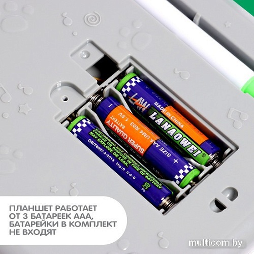 Развивающая игрушка Zabiaka Обучающий планшет. Забавный енотик 9873302