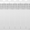 Биметаллический радиатор Royal Thermo BiLiner Bianco 350 (9 секций, с монтажным комплектом и угловыми кранами)