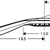 Душевая лейка Hansgrohe Raindance Select E 150 3jet [26551400]