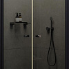 Душевой уголок MaybahGlass MGY-1296-6 (графитовое стекло/черный)
