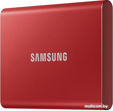 Внешний накопитель Samsung T7 2TB (красный)