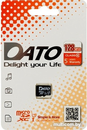 Карта памяти Dato microSDXC DTTF128GUIC10 128GB