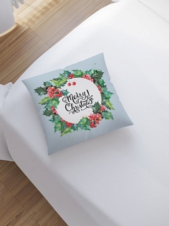 Чехол на подушку JoyArty Омела на Рождество sl_380826