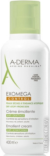 A-Derma Крем для тела Экзомега Контроль 400 мл