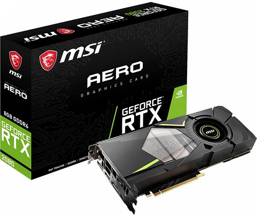 Видеокарта MSI GeForce RTX 2080 AERO 8GB GDDR6