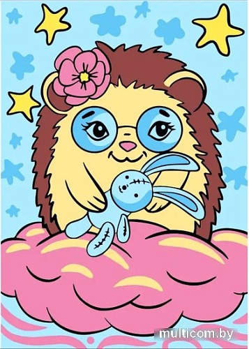 Картина по номерам Wizardi Дружочек MINI104