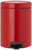 Brabantia Pedal Bin NewIcon 5 л (пламенно-красный)